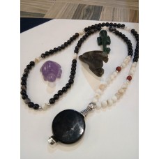 108 Beads Semiprecious Stone Mala,Semiprecious stone  Mala, Tassel Mala
